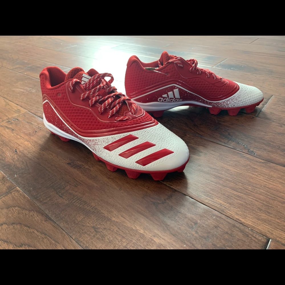 Adidas V Molded Cleats - Mens Size 8